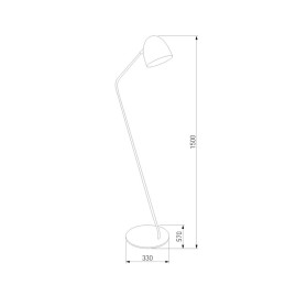 Торшер TK Lighting 16162 Soho Black