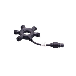 Соединитель для гирлянд Uniel UTC-F90 Y6 BLACK UL-00013230