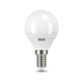 Лампа светодиодная Gauss E14 12W 3000K матовая 53112