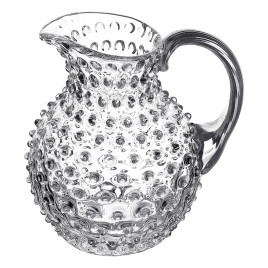 Кувшин 750мл.&quot;Kvetna Полка Дот 16200&quot; прозрачный, платиновый