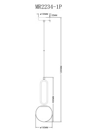 Подвесной светильник MyFar Pierre MR2234-1P