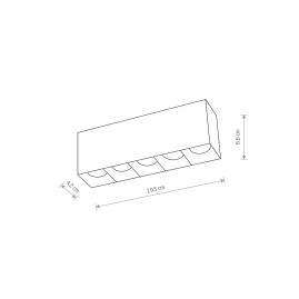 Накладной светильник Nowodvorski Midi Led White 10048