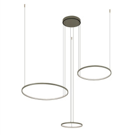 Подвесная люстра Nowodvorski Circolo Led M Silk Oliv E 11398