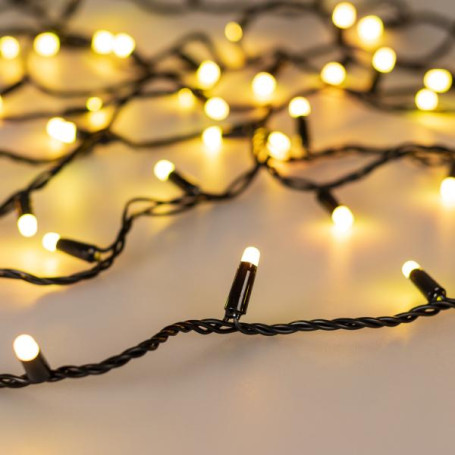 Уличная светодиодная гирлянда Ardecoled нить 230V разноцветная ARD-String-Classic-10000-Black-100Led-Milk-Sync RGB 028214