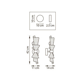 Бра Lightstar Acrile 737672