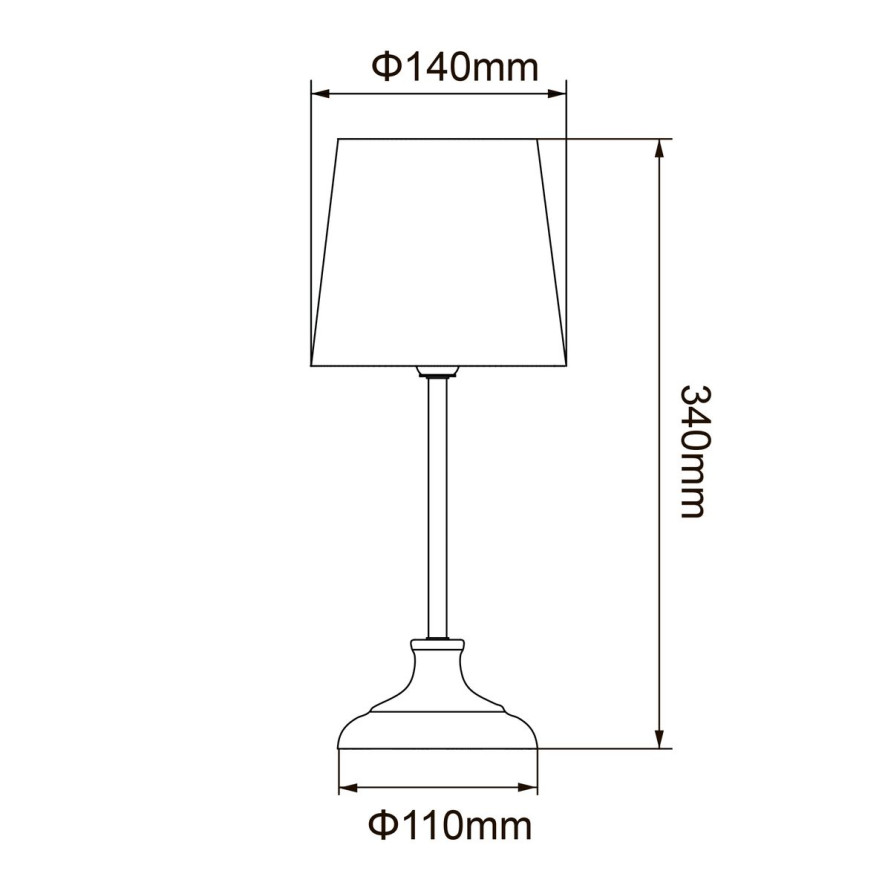 Настольная лампа Uniel UML-B309 E14 Chrome/Dark Blue UL-00012426