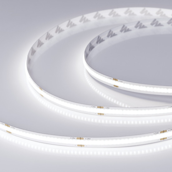 Светодиодная лента COB-X378-8mm 24V White6000 (11 W/m, IP20, 5m) Arlight 031885(3)