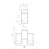 Комплект с трековым светильником Lightstar Illumo X2 (592026+051036) A1T051036