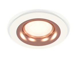 Комплект встраиваемого светильника Ambrella light Techno Spot XC7621006 SWH/PPG белый песок/золото розовое полированное (C7621, N7015)