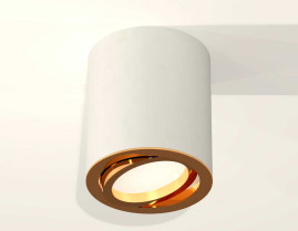 Комплект накладного светильника Ambrella light Techno Spot XS7421003 SWH/PYG белый песок/золото желтое полированное (C7421, N7004)