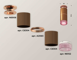 Комплект потолочного светильника Ambrella light Techno Spot XC (N6906, C6304, A2063, N6152) XS6304211