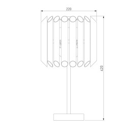 Настольная лампа Bogates Castellie 01106/3