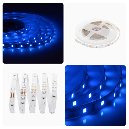 Светодиодная лента Apeyron 4,8W/m 60LED/m 3528SMD синий 5M 00-01