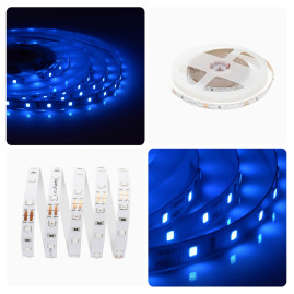 Светодиодная лента Apeyron 4,8W/m 60LED/m 3528SMD синий 5M 00-01