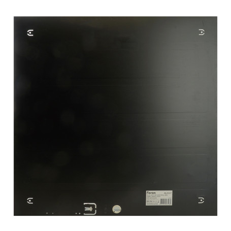 Светодиодная панель Feron AL2117 встраиваемая Армстронг 40W 6500K черный ЭПРА в комплекте 51338