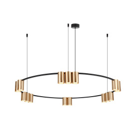 Подвесная люстра Denkirs Orbit DK4067-BK+SG