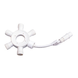 Соединитель для гирлянд Uniel UTC-F90 Y6 WHITE UL-00013231
