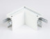 Коннектор L-образный для накладного шинопровода Ambrella light Track System Magnetic GL3369