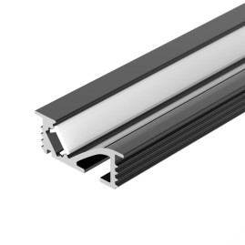 Профиль Arlight SL-BEVEL-W21-F-2000 ANOD BLACK 048997