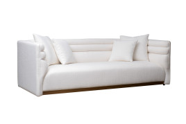 Диван Toledo трехместный светло-бежевая рогожка