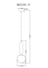 Подвесной светильник MyFar Pierre MR2230-1P