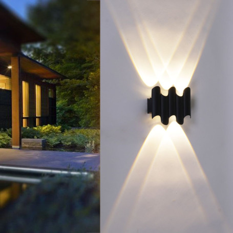 Уличный настенный светодиодный светильник Reluce 86851-9.2-005KT LED5W BK