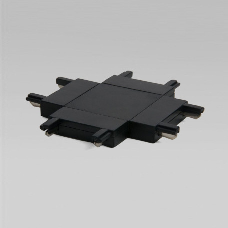 Соединитель четырёхсторонний для накладного шинопровода Elektrostandard Flat Magnetic 85003/00 черный a063738