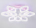 Потолочная светодиодная люстра Ambrella light Acrylica Original FA3929