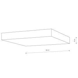 Потолочный cветильник Nowodvorski Lid Square Led White 10432