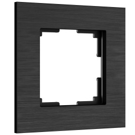 Рамка Werkel AluMax на 1 пост черный алюминий W0013508 4690389204012