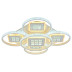 Потолочная светодиодная люстра Profit Light 8053/4+1 WHT