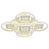 Потолочная светодиодная люстра Profit Light 8053/4+1 WHT