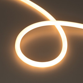Светодиодная лента герметичная MOONLIGHT-TOP-S-M560-D13mm 24V Warm2300 (13 W/m, IP65, 5m, wire x1, трос) Arlight 043814