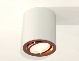 Комплект накладного светильника Ambrella light Techno Spot XS7421004 SWH/PPG белый песок/золото розовое полированное (C7421, N7005)