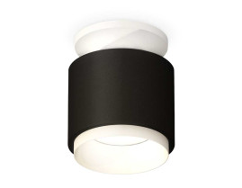 Комплект накладного светильника Ambrella light Techno Spot XS7511040 SBK/SWH черный песок/белый песок (N7925, C7511, N7030)