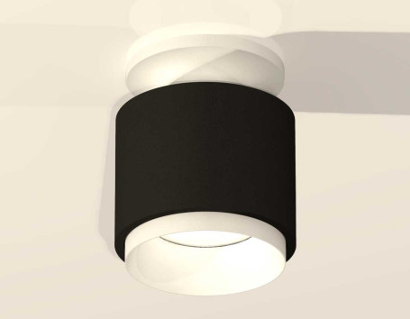 Комплект накладного светильника Ambrella light Techno Spot XS7511040 SBK/SWH черный песок/белый песок (N7925, C7511, N7030)