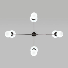 Подвесная люстра Eurosvet Bubble 30182/8 черный жемчуг