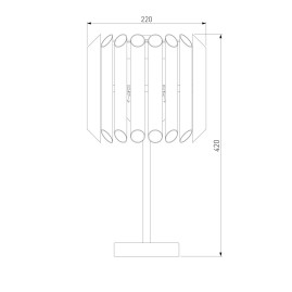 Настольная лампа Bogates Castellie 01107/3
