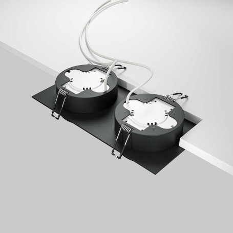 Встраиваемый светильник Maytoni Technical Hoop DL086-02-GX53-SQ-B