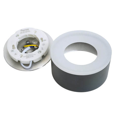 Светильник потолочный Feron HL456 12W, 230V, GX53, черный 51345