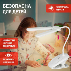 Настольная лампа аккумуляторная ЭРА NLED-512-6W-W Б0057207