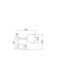 Бра Freya Sphirity FR5376WL-02B