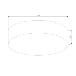 Потолочный светильник TK Lighting 1087 Rondo Graphite