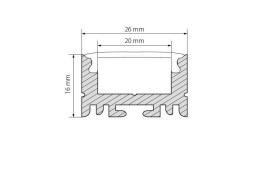 Профиль Arlight ARH-LINE-1726-2000 ANOD 018674