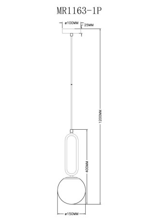 Подвесной светильник MyFar Pierre MR1163-1P