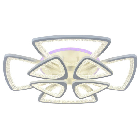 Потолочная светодиодная люстра Profit Light 8031/4+4 WHT