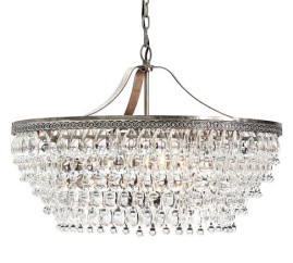 Подвесная люстра Imperium Loft Clarissa Glass Drop Petite Round Chandelier 345040-22