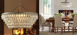 Подвесная люстра Imperium Loft Clarissa Glass Drop Petite Round Chandelier 345040-22