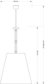 Подвесной светильник KUTEK  SPARONE SPA-ZWD-1(N/A)