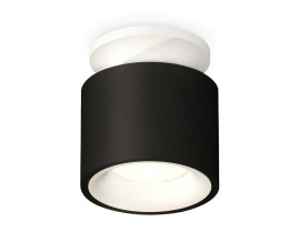 Комплект накладного светильника Ambrella light Techno Spot XS7511041 SBK/SWH черный песок/белый песок (N7925, C7511, N7010)